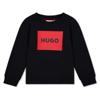 юношеска,блуза,детски,облекла,hugo,logo,sweatshirt,juniors,black,09b