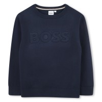 юношеска,блуза,детски,облекла,boss,logo,sweatshirt,juniors,navy,849