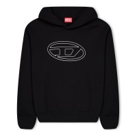 юношески,суичър,детски,облекла,diesel,logo,hoodie,juniors,black,k900