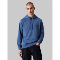 суичър,мъжки,ежедневни,облекла,мъжки,горнища,с,качулка,calvin,klein,jeans,ck,embro,badge,hoodie,blue,coast