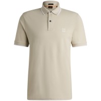 блуза,с,яка,облекла,на,разпродажба,мъжки,тениски,boss,men's,pique,logo,polo,shirt,lt,beige,271