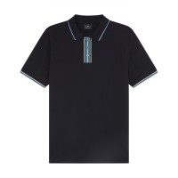 блуза,с,яка,мъжки,тениски,ps,paul,smith,stripe,tipping,polo,shirt,black,79