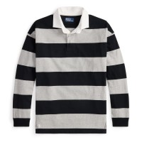 мъжки,тениски,polo,ralph,lauren,stripe,rugby,shirt,grey,black