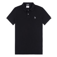 us,polo,assn,pique,polo,top,mens,black,white