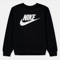 детска,поларена,блуза,разпродажба,nike,детски,блузи,детски,облекла,nike,sportswear,club,fleece,big,kids',sweatshirt,black,white
