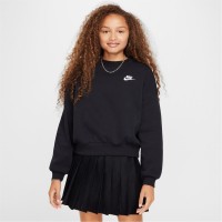 детска,поларена,блуза,разпродажба,nike,детски,блузи,детски,облекла,nike,sportswear,club,fleece,big,kids',(girls'),boxy,crewneck,sweatshirt,black