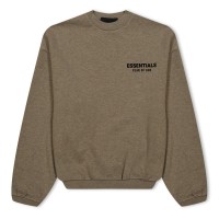 юношеска,блуза,детски,3/4,панталони,fear,of,god,essentials,crew,neck,sweatshirt,juniors,heather,grey