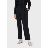 панталони,дамски,чорапогащи,и,клинове,emporio,armani,hi,waisted,trousers,navy,blue