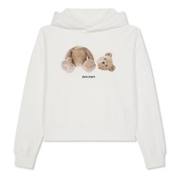 юношески,суичър,детски,облекла,palm,angels,bear,hoodie,juniors,white,brown