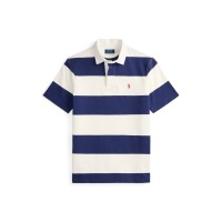 облекла,на,разпродажба,мъжки,тениски,polo,ralph,lauren,men's,rugby,shirt,navy,white