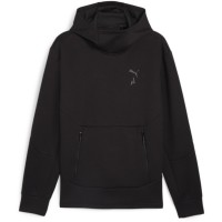 суичър,разпродажба,puma,puma,men's,logo,tech,fleece,hoodie,puma,black