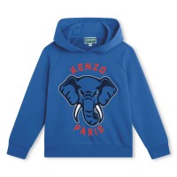 юношески,суичър,детски,3/4,панталони,kenzo,elephant,logo,hoodie,juniors,blue,878