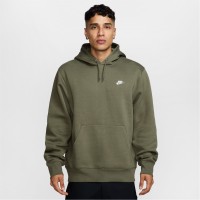 мъжки,суичър,разпродажба,nike,мъжки,горнища,с,качулка,nike,sportswear,club,fleece,pullover,hoodie,mens,med,olive,white