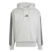мъжки,суичър,мъжки,горнища,с,качулка,adidas,essentials,fleece,3,stripes,hoodie,mens,medgrey,white