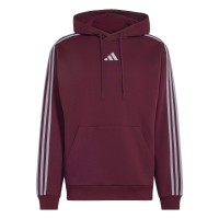 мъжки,суичър,мъжки,горнища,с,качулка,adidas,essentials,fleece,3,stripes,hoodie,mens,burgundy,grey