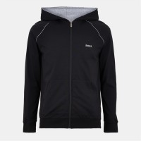 суичър,boss,men's,mixmatch,zipped,hoodie,full,zip,closure,black,002