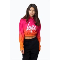 суичър,детски,горнища,с,качулка,детски,облекла,hype,fade,hoodie,jn99,orange