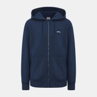 мъжки,суичър,мъжки,горнища,с,качулка,slazenger,full,zip,hoodie,mens,steel,blue