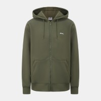 мъжки,суичър,мъжки,горнища,с,качулка,slazenger,full,zip,hoodie,mens,khaki