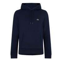 суичър,мъжки,горнища,с,качулка,мъжки,ежедневни,облекла,lacoste,men,s,basic,over,the,head,hoodie,blue,57i