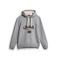 суичър,зимни,аксесоари,мъжки,ежедневни,облекла,napapijri,logo,hoodie,grey,marl