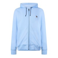 суичър,облекла,на,разпродажба,мъжки,ежедневни,облекла,мъжки,горнища,с,качулка,ps,paul,smith,men's,full,zip,zebra,logo,hoodie,blue,41e