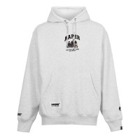 суичър,мъжки,горнища,с,качулка,aape,men,s,pull,over,hoodie,heather,white