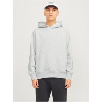 мъжки,суичър,jack,and,jones,urban,edge,400,gsm,hoodie,mens,white,melange