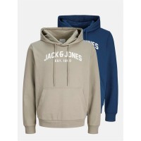 мъжки,суичър,мъжки,горнища,с,качулка,jack,and,jones,arched,logo,2,pack,hoodie,mens,titan,vetiver
