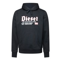 суичър,мъжки,горнища,с,качулка,мъжки,ежедневни,облекла,diesel,men,s,over,the,head,hoodie,black,black,b