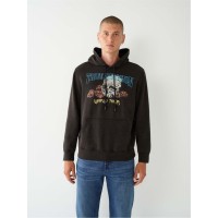 мъжки,ежедневни,облекла,мъжки,горнища,с,качулка,true,religion,true,skull,hdy,sn99,jet,black