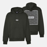 суичър,мъжки,ежедневни,облекла,мъжки,горнища,с,качулка,barbour,international,lever,graphic,hoodie,sage