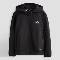 горнище,adidas,kids,clima,full,zip,hooded,tracksuit,top,black