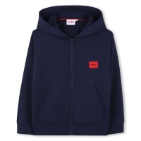 детски,3/4,панталони,hugo,hugo,logo,zip,hood,jn62,navy,blue