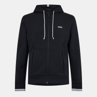 суичър,мъжки,горнища,с,качулка,boss,men,s,zip,hoodie,advanced,stretch,black