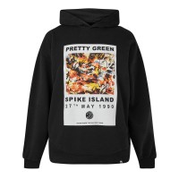 суичър,мъжки,горнища,с,качулка,pretty,green,men,s,overhead,hoodie,black