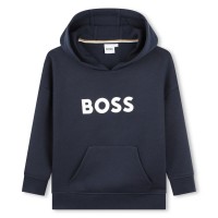 boss,logo,print,hoodie,boys,navy,849