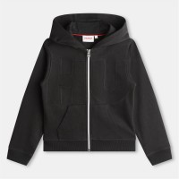 суичър,hugo,logo,zip,hoodie,black,09b