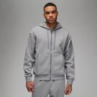 air,jordan,essentials,men's,full,zip,fleece,hoodie,carbon,white