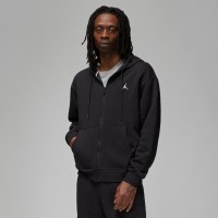 air,jordan,essentials,men's,full,zip,fleece,hoodie,black,white