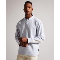 мъжки,тениски,ted,baker,ted,jermyn,top,sn99,grey,marl