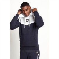 мъжки,суичър,мъжки,горнища,с,качулка,11,degrees,11,degrees,block,hoodie,mens,navy,grey