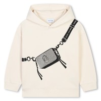 юношески,суичър,детски,облекла,marc,jacobs,logo,bag,hoodie,juniors,cream,22a