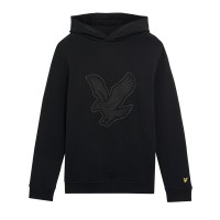 суичър,детски,облекла,lyle,and,scott,graphic,hoodie,black,z865