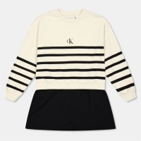 суичър,детски,облекла,calvin,klein,jeans,ckj,stripe,hoodie,jn53,wht,blk,ok4