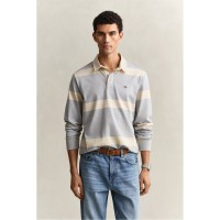 мъжки,тениски,gant,gant,striped,rugger,sn62,grey,melange,93