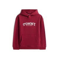 суичър,детски,облекла,tommy,hilfiger,tommy,print,hoodie,jn61,rich,cherry,vk0