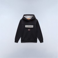 суичър,детски,3/4,панталони,napapijri,kids',napa,burgee,hoodie,black,041