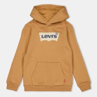 суичър,детски,3/4,панталони,levis,kids',batwing,over,the,head,hoodie,rodeo,brown,j62