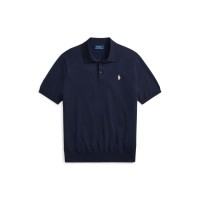 риза,с,къс,ръкав,облекла,на,разпродажба,мъжки,тениски,polo,ralph,lauren,men's,knitted,short,sleeve,shirt,hunter,navy